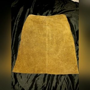 Vintage Express Skirt from 1990s 100% leather